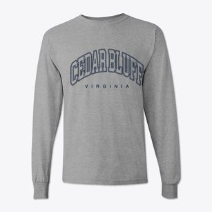 Cedar Bluff Virginia Inline Classic Long Sleeve T-Shirt