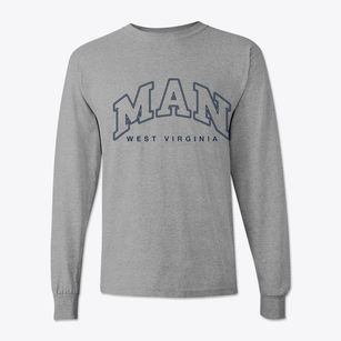 Man West Virginia Inline Classic Long Sleeve T-Shirt
