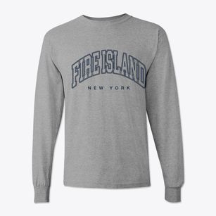 Fire Island New York Inline Classic Long Sleeve T-Shirt