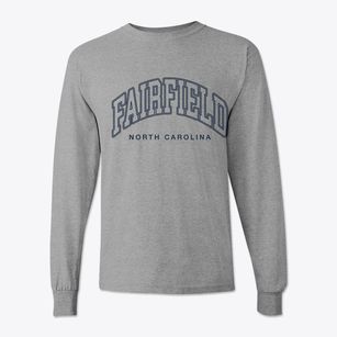 Fairfield North Carolina Inline Classic Long Sleeve T-Shirt