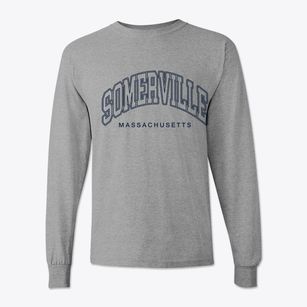 Somerville Massachusetts Inline Classic Long Sleeve T-Shirt