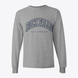 Rock Falls Illinois Inline Classic Long Sleeve T-Shirt