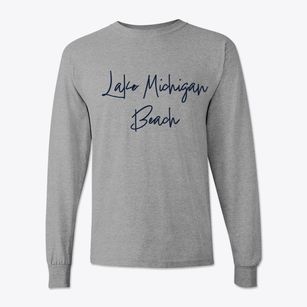 Lake Michigan Beach Michigan Freestyle Classic Long Sleeve T-Shirt