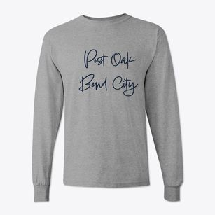 Post Oak Bend City Texas Freestyle Classic Long Sleeve T-Shirt