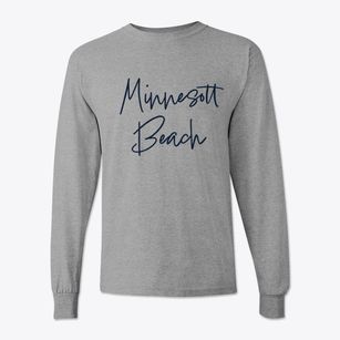 Minnesott Beach North Carolina Freestyle Classic Long Sleeve T-Shirt