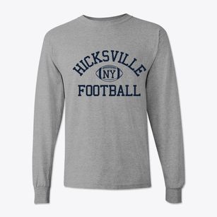 Hicksville New York Football Classic Long Sleeve T-Shirt