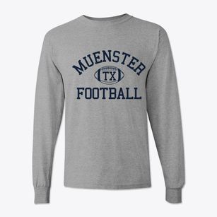 Muenster Texas Football Classic Long Sleeve T-Shirt