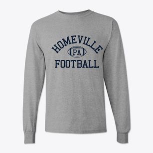 Homeville Pennsylvania Football Classic Long Sleeve T-Shirt