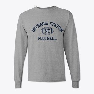 Bethania Station North Carolina Football Classic Long Sleeve T-Shirt
