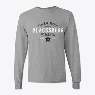 Blacksburg Virginia General Supply Classic Long Sleeve T-Shirt