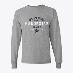 Manokotak Alaska General Supply Classic Long Sleeve T-Shirt