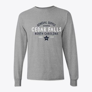 Cedar Falls North Carolina General Supply Classic Long Sleeve T-Shirt