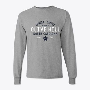 Olive Hill North Carolina General Supply Classic Long Sleeve T-Shirt