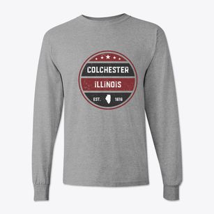 Colchester Illinois Americana Classic Long Sleeve T-Shirt