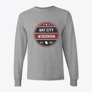 Bay City Wisconsin Americana Classic Long Sleeve T-Shirt