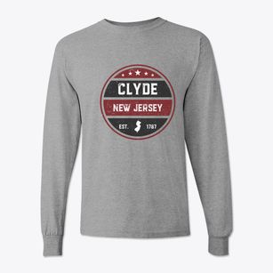 Clyde New Jersey Americana Classic Long Sleeve T-Shirt
