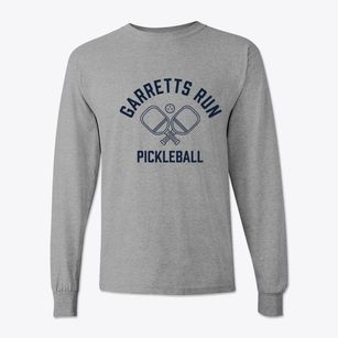 Garretts Run Pennsylvania Pickleball Classic Long Sleeve T-Shirt