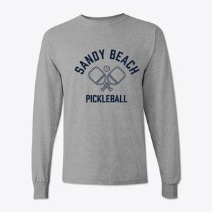 Sandy Beach Connecticut Pickleball Classic Long Sleeve T-Shirt