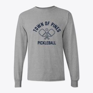 Town Of Pines Indiana Pickleball Classic Long Sleeve T-Shirt