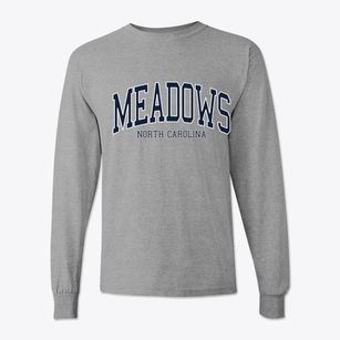 Meadows North Carolina Traditional Classic Long Sleeve T-Shirt