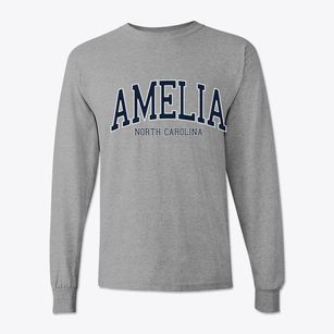 Amelia North Carolina Traditional Classic Long Sleeve T-Shirt