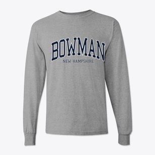 Bowman New Hampshire Traditional Classic Long Sleeve T-Shirt