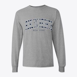Roslyn Heights New York Traditional Classic Long Sleeve T-Shirt