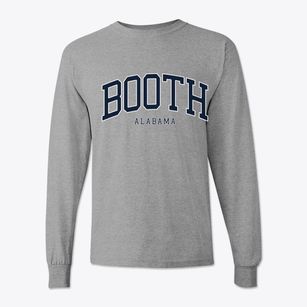 Booth Alabama Traditional Classic Long Sleeve T-Shirt