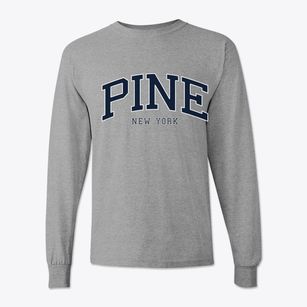 Pine New York Traditional Classic Long Sleeve T-Shirt