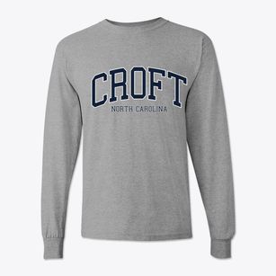 Croft North Carolina Traditional Classic Long Sleeve T-Shirt