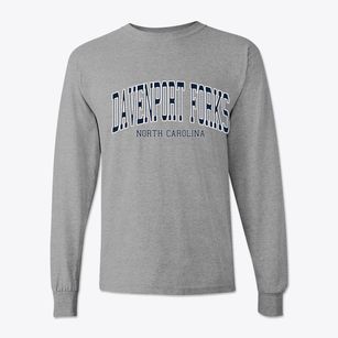 Davenport Forks North Carolina Traditional Classic Long Sleeve T-Shirt
