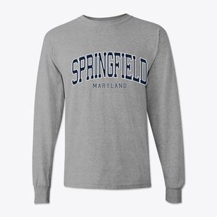 Springfield Maryland Traditional Classic Long Sleeve T-Shirt