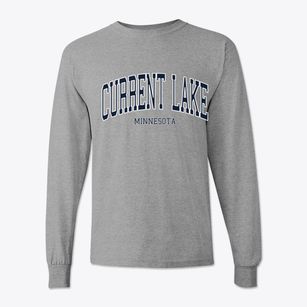 Current Lake Minnesota Traditional Classic Long Sleeve T-Shirt