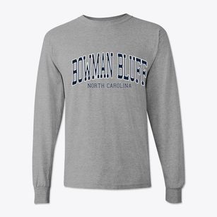 Bowman Bluff North Carolina Traditional Classic Long Sleeve T-Shirt