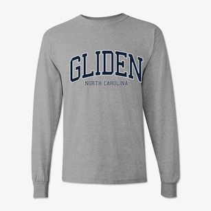 Gliden North Carolina Traditional Classic Long Sleeve T-Shirt