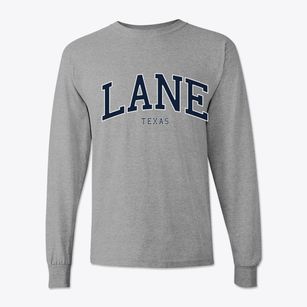 Lane Texas Traditional Classic Long Sleeve T-Shirt