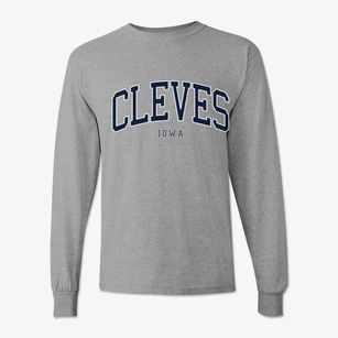 Cleves Iowa Traditional Classic Long Sleeve T-Shirt