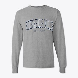 Rockwells Mills New York Traditional Classic Long Sleeve T-Shirt