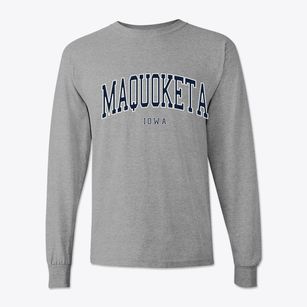 Maquoketa Iowa Traditional Classic Long Sleeve T-Shirt