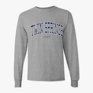 Twin Springs Iowa Traditional Classic Long Sleeve T-Shirt