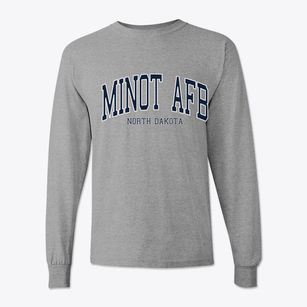 Minot Afb North Dakota Traditional Classic Long Sleeve T-Shirt