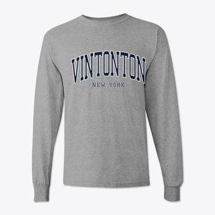 Vintonton New York Traditional Classic Long Sleeve T-Shirt