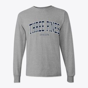 Three Pines Oregon Traditional Classic Long Sleeve T-Shirt