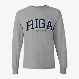 Riga New York Traditional Classic Long Sleeve T-Shirt