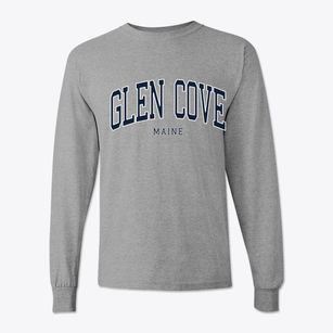 Glen Cove Maine Traditional Classic Long Sleeve T-Shirt