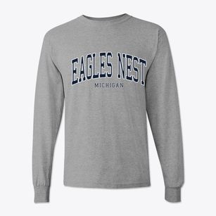 Eagles Nest Michigan Traditional Classic Long Sleeve T-Shirt