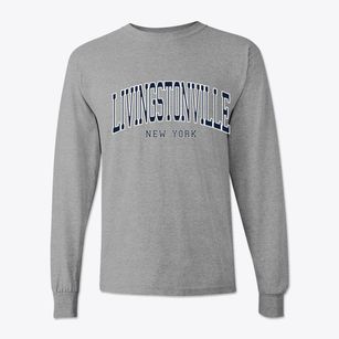 Livingstonville New York Traditional Classic Long Sleeve T-Shirt