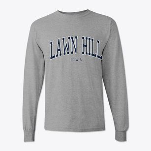 Lawn Hill Iowa Traditional Classic Long Sleeve T-Shirt