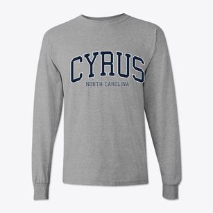 Cyrus North Carolina Traditional Classic Long Sleeve T-Shirt