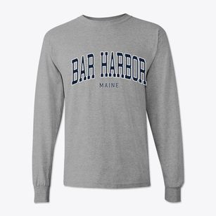 Bar Harbor Maine Traditional Classic Long Sleeve T-Shirt